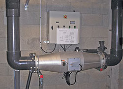 Bio UV Medium Pressure System Installation