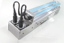 UV Disinfection System with Watertight Lamp Connection
